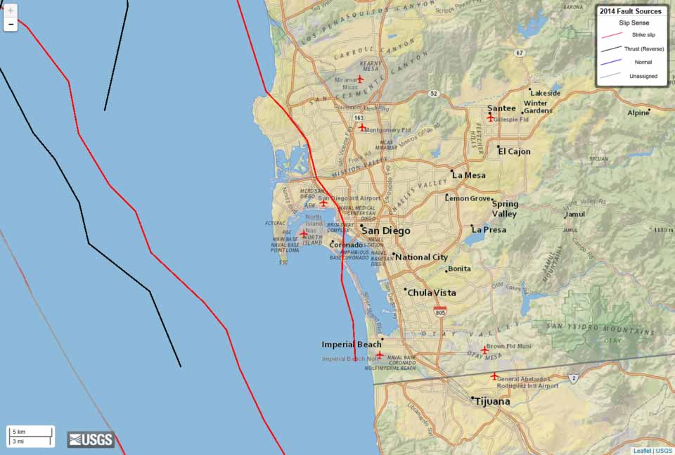 rose canyon fault